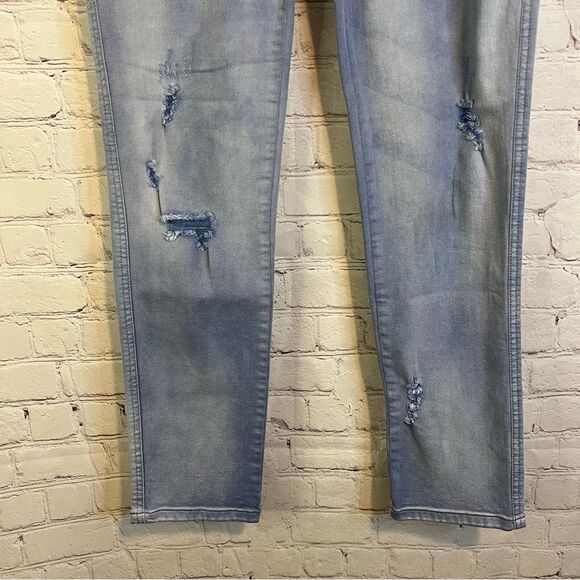 Free People Ripped Jeans Straight Leg size 2 - Picture 3 of 8